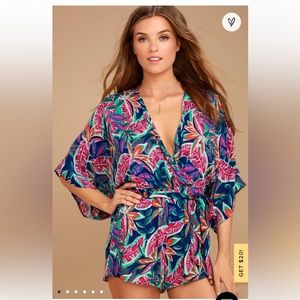 LULU’S | Hypnotized Purple Print Romper